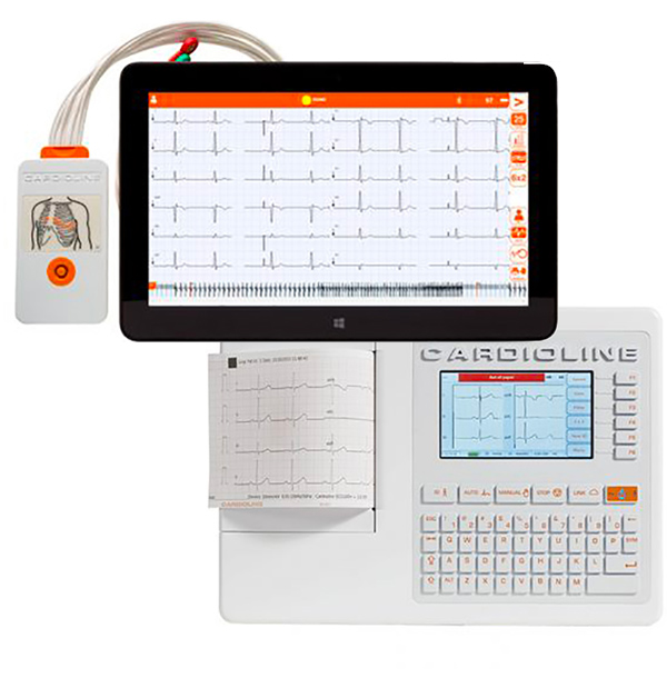 12 Lead ECG/EKG Machine w Interpretation Electrocardiograph Auto-analysed Result 700721208685